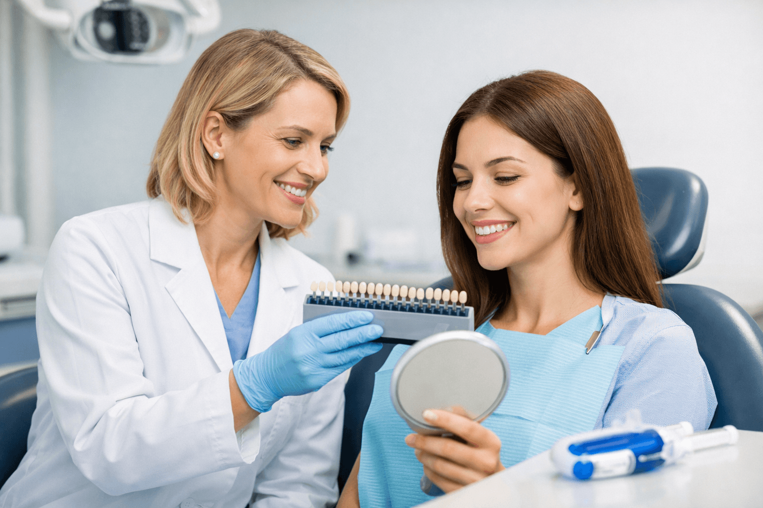Foods and drinks suitable for the white diet after Teeth Whitening, including water, plain rice, chicken and white fish